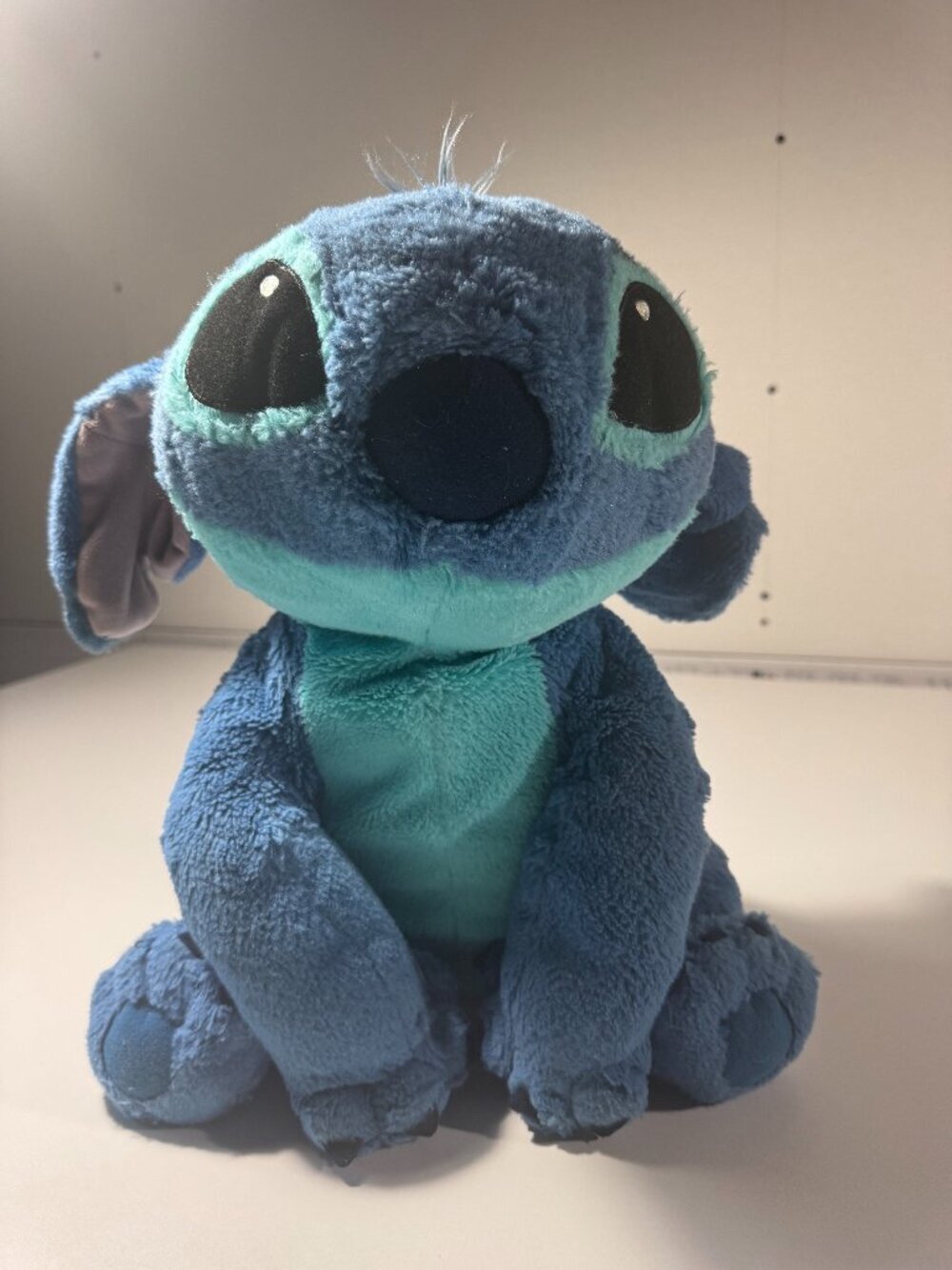 Disney Parks Stitch Plush Stuffed Animal Toy Blue Lilo & Stitch 16” Soft Cuddle